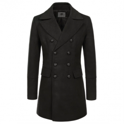 Classical Mens Woolen Long Coats