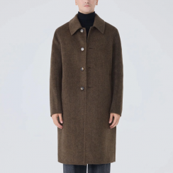 Mens Double Sided Loose Wool Coat