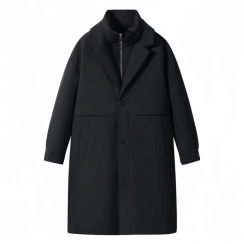 3 Pcs High Quality Duck Feather Down Trench Coat